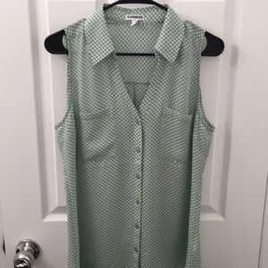 Express button up blouse